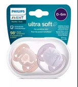 Nessiworld Philips Avent Ultra Yumuşak Emzik 0-6 Ay Kız thumbnail 1