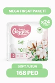 Giggles Lady Soft Hijyenik Ped Uzun Mega Fırsat Paketi 168 Adet - 1