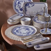 Fecra Wista 35 Parça Gold Fileli Kahvaltı Seti - 3