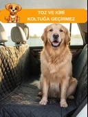 Beylini Evcil Hayvan Araba Koltuk Örtüsü Su Geçirmez cDayanıklı Hamak Tasarım Arka Koltuk Koruma Kılıfı Kaymaz Universal Kedi Köpek Araç Aksesuarları 150X200 cm - 6