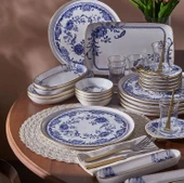 Fecra Wista 35 Parça Gold Fileli Kahvaltı Seti - 1