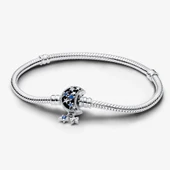 Pandora Moments Işıltılı Ay Klipsli Yılan Zincirli Bileklik  592819C01-18 - 1