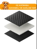 Beylini Evcil Hayvan Araba Koltuk Örtüsü Su Geçirmez cDayanıklı Hamak Tasarım Arka Koltuk Koruma Kılıfı Kaymaz Universal Kedi Köpek Araç Aksesuarları 150X200 cm - 3