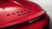 PORSCHE BAGAJ YAZISI SİYAH 95855968701 - 2