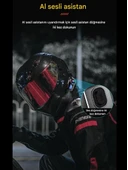 Q58 Max Motosiklet Kask Kulaklık İnterkom Bluetooth FM Radyo SD Kart Destekli EQ Özellikli İntercom - 4