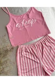 Ruselin KISS ME 5002 LİKRALI ŞORTLU GECELİK TAKIMI-L-XL - 3
