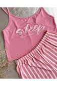 Ruselin KISS ME 5002 LİKRALI ŞORTLU GECELİK TAKIMI-L-XL - 4
