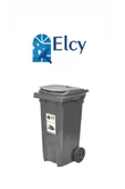 ELCY 120 LT GRİ Çöp Konteyneri (Isıya Dayanıklı) - 1