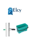 ELCY Cam Temizleme Seti 35 Cm Çekçek 35 Cm Peluş Camcı Kovası - 1