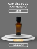 CAM ŞİŞE 30 CC (KAHVERENGİ) AMBER - 1