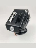 2 Adet Motosiklet Scooter Uyumlu Mercekli Led Sis Farı Projektör Led Lens 1 Çift - 5
