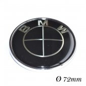 BMW 72 mm Arka Bagaj Amblem Logo Siyah - 1
