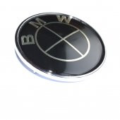 BMW 72 mm Arka Bagaj Amblem Logo Siyah - 2