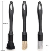 Protec Yumuşak Uçlu 3'lü Araç Detay Temizlik Fırça Seti thumbnail 3