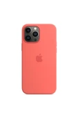 Apple MagSafe özellikli Silikon Kılıf (iPhone 13 Pro Max) - Pembe Pomelo Outlet - 1