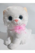 Oyuncak Pelüş Miyavlayan Kedi Papyonlu 30 cm - 1