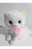 Oyuncak Pelüş Miyavlayan Kedi Papyonlu 30 cm - 2