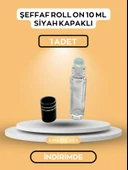 Roll On Şeffaf 10 ML Siyah Kapaklı - 1