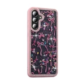 Galaxy A36 Kılıf Taşlı ve Simli Tasarım Zore Azra Kapak - 4