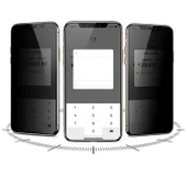 Apple iPhone 14 Pro Davin 5D Privacy Cam Ekran Koruyucu - 3