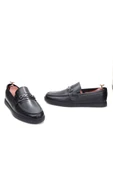 Pisagor Ps-33090 Erkek Hakiki Deri Bağcıksız Günlük Babet Ayakkabı - 9