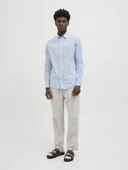 Jack Jones Breeze Keten Slım Fit Erkek Gömlek 12268964 - 4