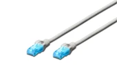 Digitus Patch Kablo, UTP, CAT. 5E, 5 metre, AWG 26/7, Gri Renk, RAL 7044 - 1