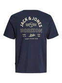 Jack Jones Cırcle Crew Erkek Tişört 12284245 - 2