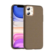 iPhone 11 Kılıf M-safe Şarj Özellikli Karbon Fiber Görünümlü Gros Kılıf thumbnail 6