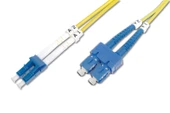Digitus LC-SC Fiber Optik Patch Kablo, 2 metre, Singlemode, Duplex, 09/125 - 1