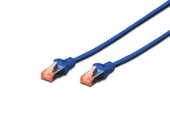 Beek CAT 6 SFTP/PIMF (Pairs In Metal Foil) Patch Kablosu, 3 metre, LSZH, AWG 26, Mavi Renk - 1