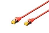 Beek CAT 6A SFTP/PIMF (Pairs In Metal Foil) Patch Kablosu, LSZH, 5 metre, AWG 26, Kırmızı Renk - 1