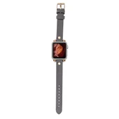 Apple Watch Uyumlu Deri Kordon 38-40-41mm GT RST9 Gri - 3