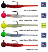 Kendo Hook Worm Jighead+LRF Silikonu 2gr+4.5cm 5 Adet - 2