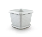 Omnipazar SO-HK03 Hisar Kare Tabaklı Saksı 25.5 litre No 3 - 10