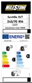 Milestone 245/70 R16 111T Reinf. Suvmile H/T Yaz Lastiği 2025 Üretim thumbnail 2