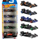 HOT WHEELS Formula 1 2024 Araba Seti 5 li Lisanslı Model Araç Koleksiyonu - 1