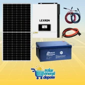 Solar Enerji Deposu 2000W Güneş Enerjisi Paketi thumbnail 1