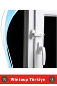 Premium Dayanıklı Güvenlik Çocuk Odası Bebek Odası PVC Pencere Kapı Kırılmaz Emniyet Kilidi 4 Adet - 2