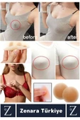 Yüksek Kaliteli Kadın İç Giyim Göğüs Ucu Meme Kapatan Gizleyen %100 Silikon Ten Nipple Ped 1 Çift - 3