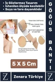 Kadın Göğüs Dikleştirici Kaldırıcı Göğüs Ucu Gizleyen Sütyen Meme Kaldırıcı 5 Mt X 5 Cm Ten Bant - 1