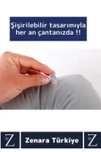 Kompakt Yüksek Kaliteli Şişirilebilir Çanta Boy Yolcu Seyahat Ense Boyun Ağrı Azaltan Boyun Yastığı - 4