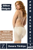 Kaymaz İz İç Göstermez PUSH UP Popo Kaldırıcı Şekillendiren Silikon Dolgulu Destekli Şort Korse - 1