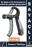 Yüksek Kaliteli Ergonomik El Bilek Kol Güçlendirici Kas Yapma Ayarlanabilir Sayaçlı 5-60 Kg El Yayı - 1