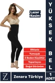 Gündelik Doğal Görünüm 2 Beden İncelten Vücut Toparlayan Çift Kat LAZER KESİM Yüksek Bel Korse TAYT thumbnail 1