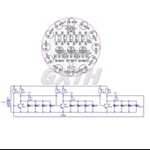 DC 3-5V Led Yuvarlak Dönen Işık Hobi Devresi DIY Lehimleme Kiti - Demonte(Montesiz) thumbnail 7