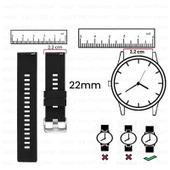 Samsung Galaxy Watch 6 40-43-44-47mm 20mm Purelux Soft Tokalı Silikon Kordon Dayanıklı Spor Stil  Lavanta - 3