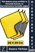 Yüksek Kaliteli Araba Mutfak Banyo Lavabo Yıkama Temizleme Hassas Derin Temizlik Yün Mikrofiber Bez - 1