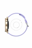 Samsung Galaxy Watch 6 40-43-44-47mm 20mm Purelux Soft Tokalı Silikon Kordon Dayanıklı Spor Stil  Lavanta - 6