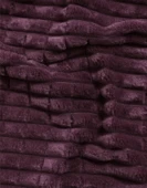 Merinos Modern Line 3 Parça Çift Kişilik Battaniye Seti Kutulu 220x240 Mürdüm - 3